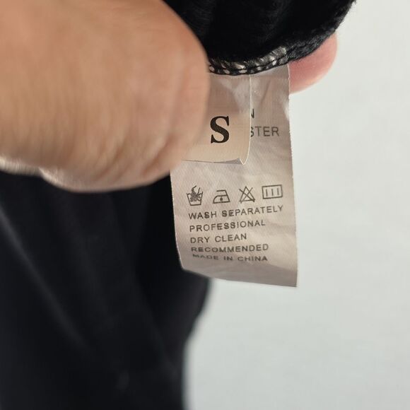 Virghoes Biker Cross Tank Blingy Tee Black Size Small - Picture 5 of 13